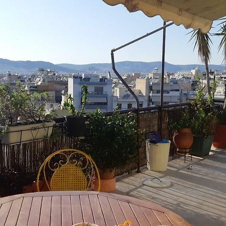 Penthouse Balcony Close To Acropolis Lägenhet Aten Exteriör bild